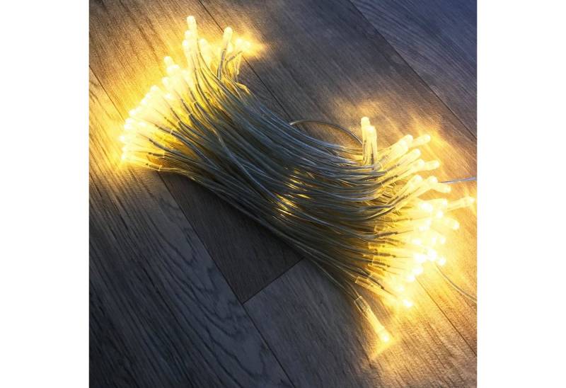 Mojawo Lichtervorhang 50'er LED Lichterkette Innenbereich warmweiß Mojawo Lichtervorhang 50'er LED Lichterkette Innenbereich warmweiß von Mojawo