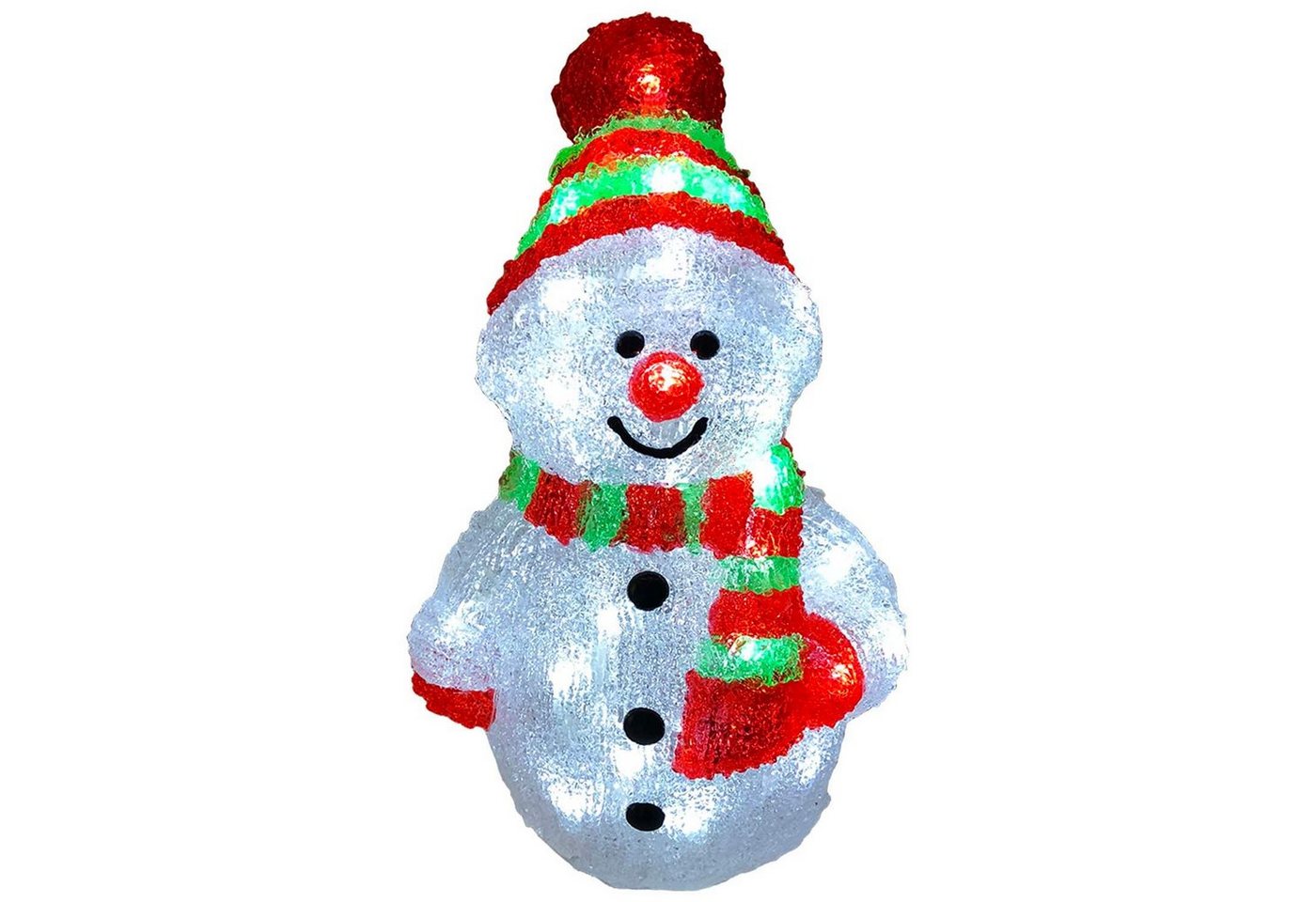 Mojawo Lichtervorhang Acryl Schneemann 40 LEDs kaltweiß Außenbeleuchtung Mojawo Lichtervorhang Acryl Schneemann 40 LEDs kaltweiß Außenbeleuchtung von Mojawo