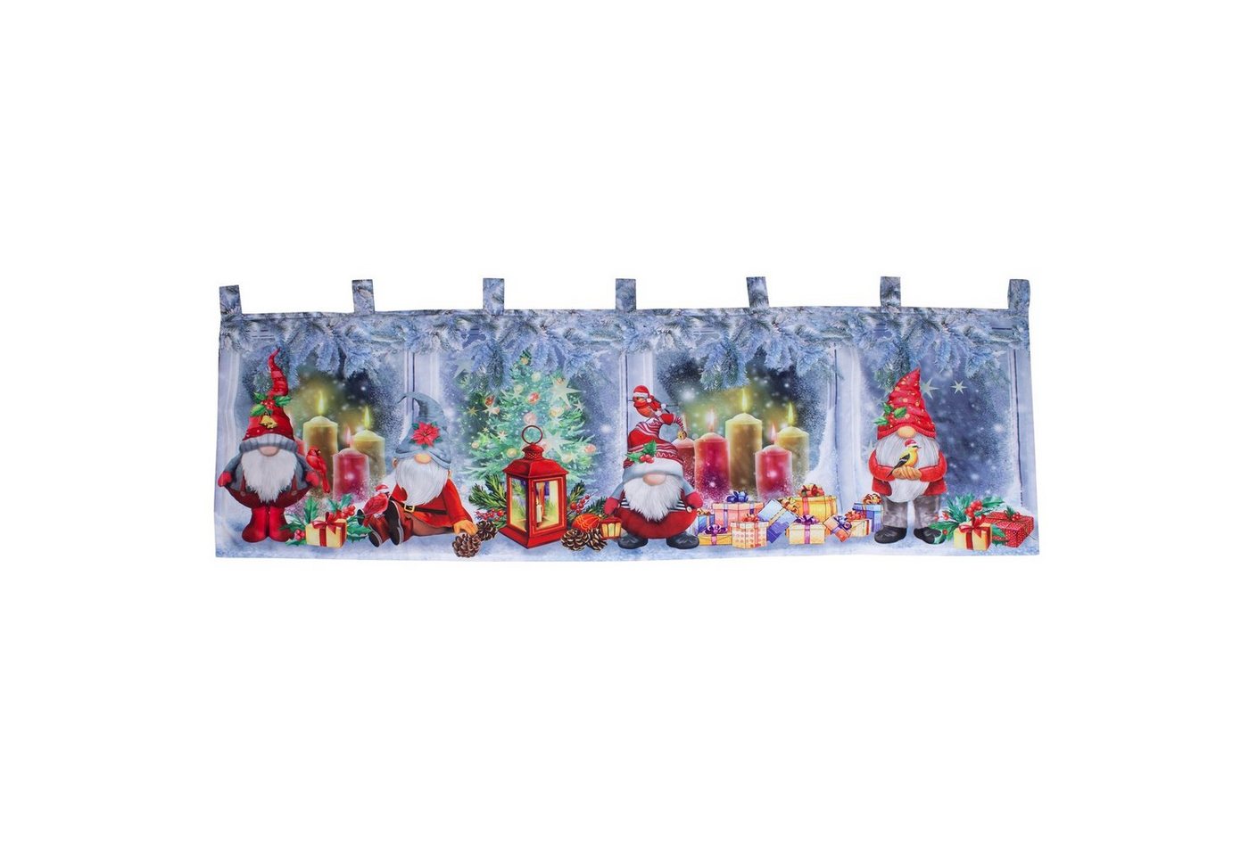 Mojawo Lichtervorhang X-Mas Gardine Scheibengardine Weihnachten Fenstergardine LED Mojawo Lichtervorhang X-Mas Gardine Scheibengardine Weihnachten Fenstergardine LED von Mojawo