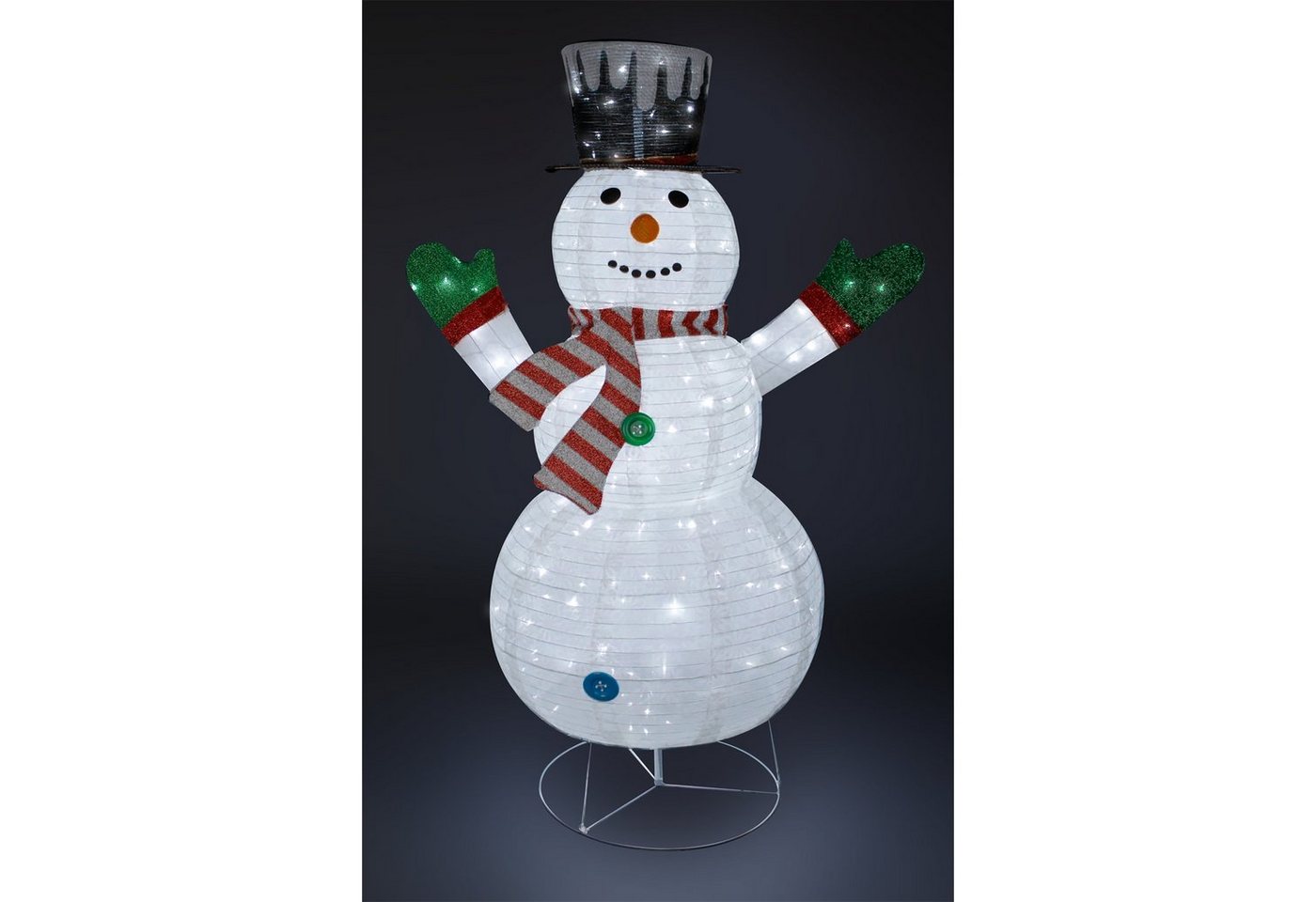 Mojawo Lichtervorhang XXL LED Schneemann / Weihnachtsmann 180CM 200 LEDs IP44 für außen Mojawo Lichtervorhang XXL LED Schneemann / Weihnachtsmann 180CM 200 LEDs IP44 für außen von Mojawo