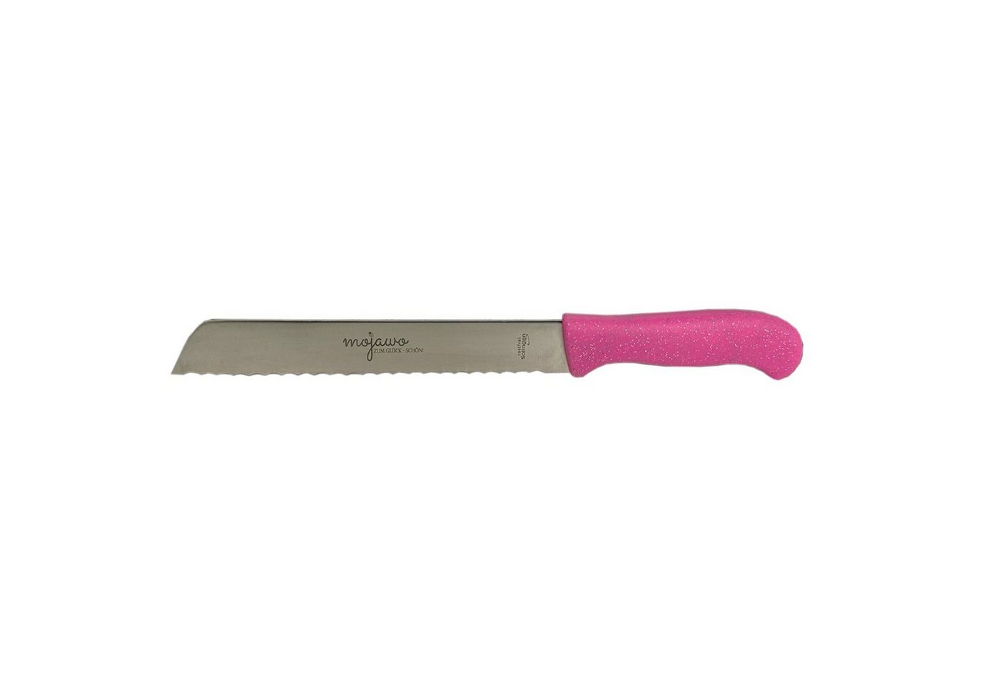 Mojawo Steakmesser Brotmesser Made in Solingen ECHT SCHARF Wellenschliff Rostfrei Pink von Mojawo