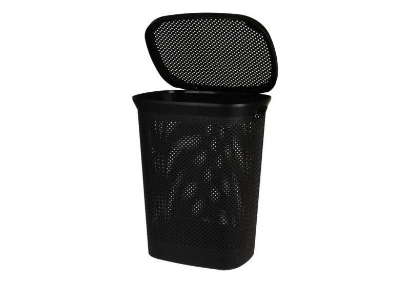 Mojawo Wäschewanne Wäschekorb Wäschebox Wäschetruhe mit Deckel Schwarz 60L Mojawo Wäschewanne Wäschekorb Wäschebox Wäschetruhe mit Deckel Schwarz 60L von Mojawo