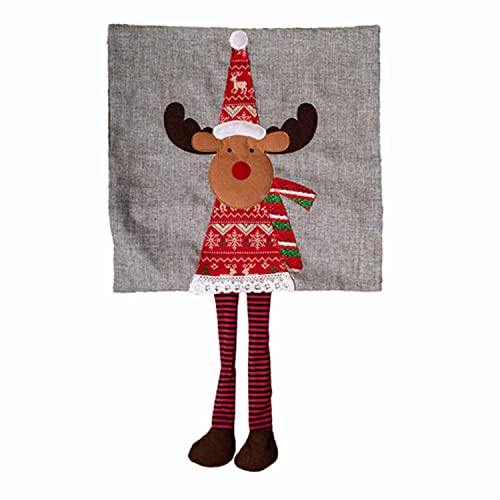 Mojawo Weihnachtskissen Dekokissen Kinderkissen Sofakissen Kuschelkissen Plüschkissen Kinder Kissen Elch 45x45cm von Mojawo