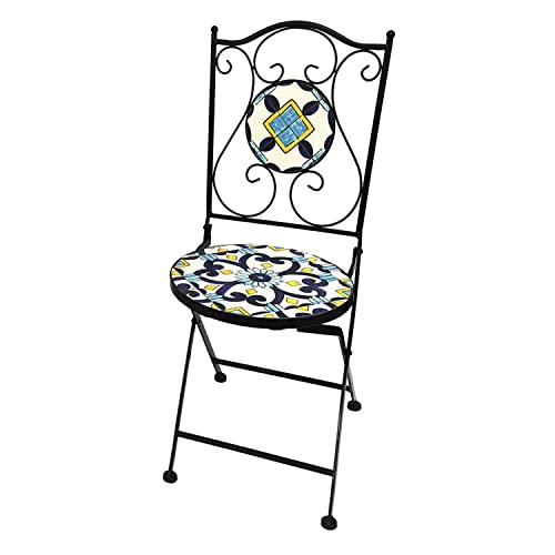 Mosaik Gartenstuhl Balkonstuhl Terassenstuhl klappbar mediterranes Design Klappstuhl Bistrostuhl Mosaikstuhl Mosaik Gartenstuhl Balkonstuhl Terassenstuhl klappbar mediterranes Design Klappstuhl Bistrostuhl Mosaikstuhl von Mojawo