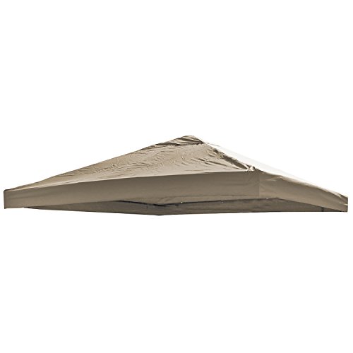 Universal Ersatz Dach für Pavillon 3x3 M Farbe Taupe Wasserdicht PVC beschichtet 220gr. Polyester mit Luftluke Universal Ersatz Dach für Pavillon 3x3 M Farbe Taupe Wasserdicht PVC beschichtet 220gr. Polyester mit Luftluke von Mojawo
