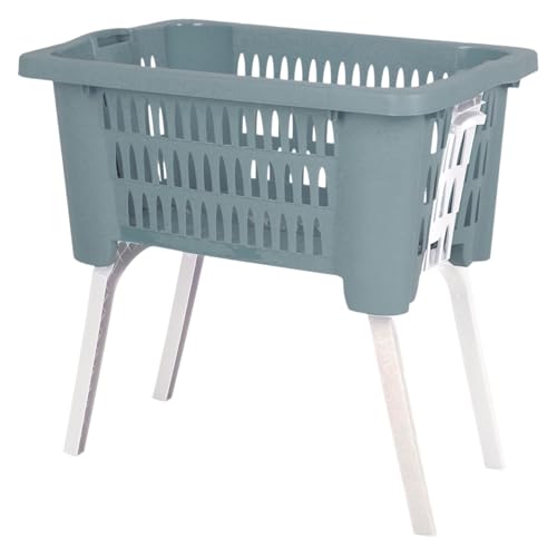 Wäschekorb Wäschesammler Wäschebox Wäschebehälter Korb Wanne tragbar klappbaren Füßen Mintgrün B60xL40xH28/58cm Wäschekorb Wäschesammler Wäschebox Wäschebehälter Korb Wanne tragbar klappbaren Füßen Mintgrün B60xL40xH28/58cm von Mojawo