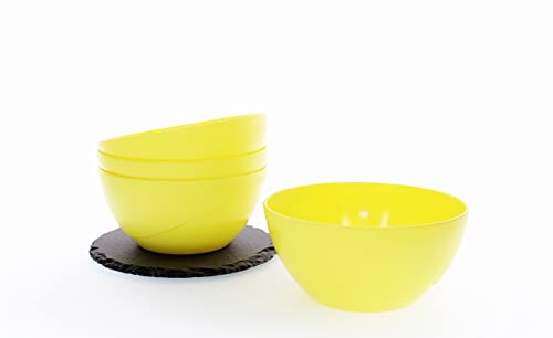 Set mit 4 Schüsseln, 13 cm, Gelb von Mojito Design