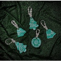 Jade Weihnachtsschmuck 5Er Set von MojosCosmos