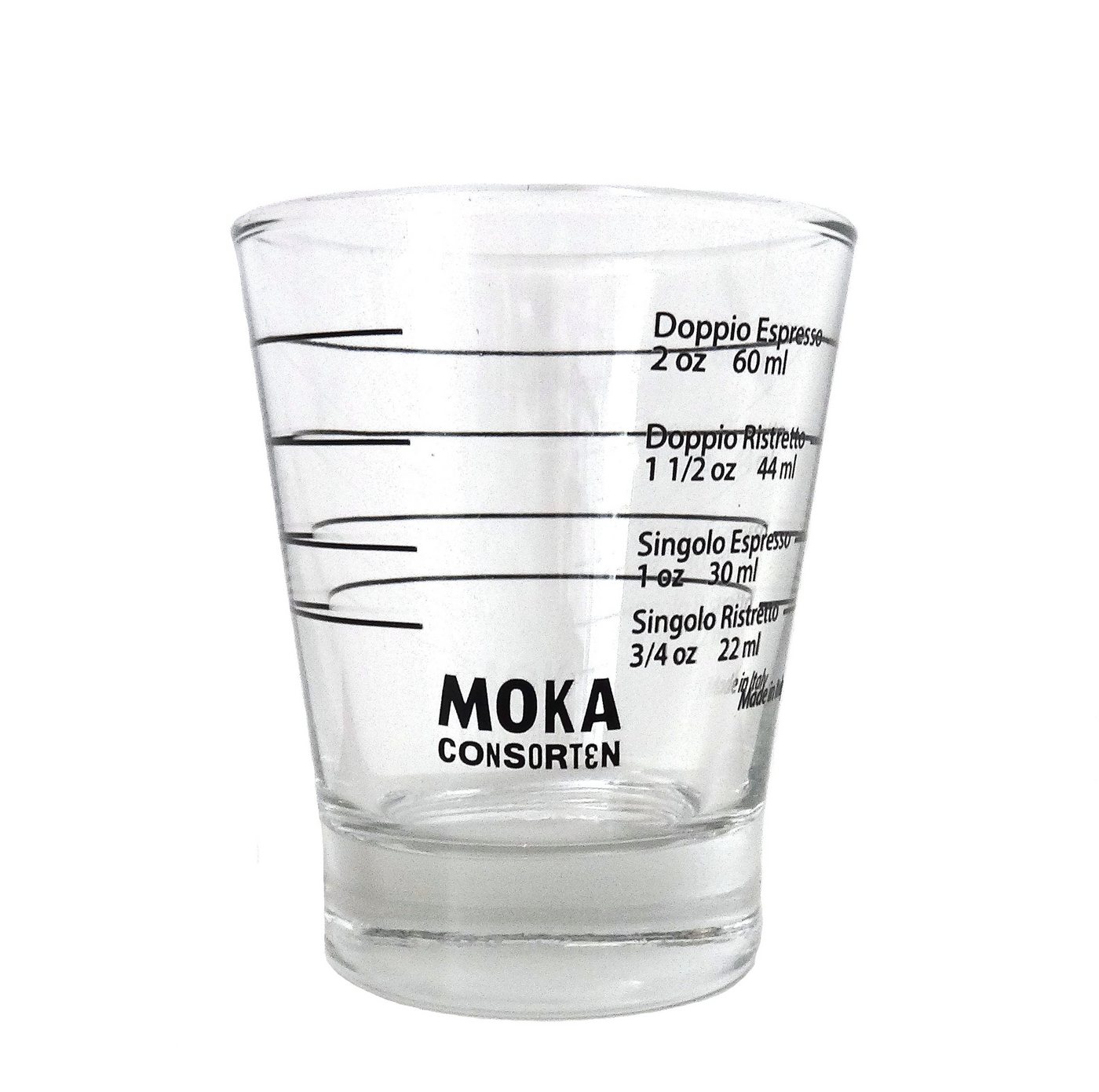 Moka Consorten Espressoglas Italienisches Espresso Shotglas »Moka Consorten«, Glas Moka Consorten Espressoglas Italienisches Espresso Shotglas »Moka Consorten«, Glas von Moka Consorten