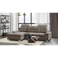 WERK2 Ecksofa Carmen, Sofa, Eckcouch mit Schlaffunktion, Bettkasten und Sitztiefenverstellung von Werk2