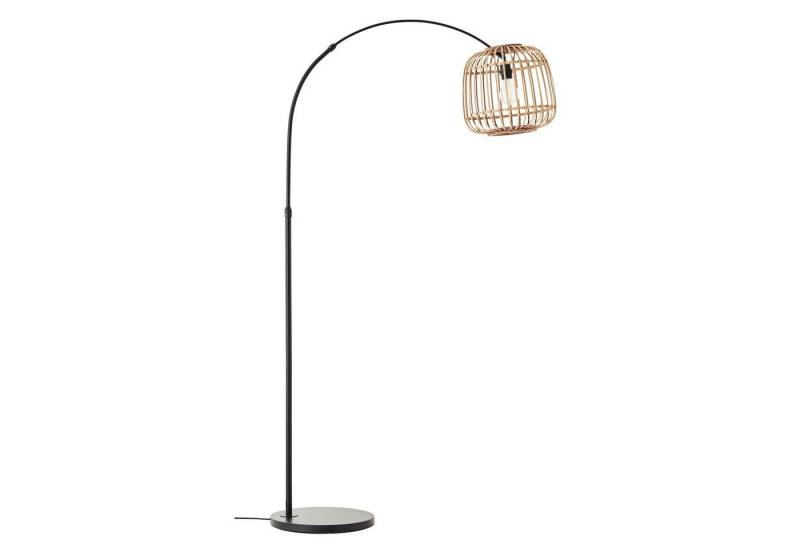 mokebo Stehlampe Die Natürliche, Deckenstrahler mit Rattan, schwenkbar & dimmbar im Boho Stil von mokebo