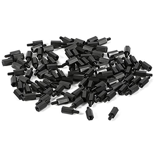 100 Stück Nylon-Sechskant-Abstandshalter, Langlebig, Einfache Installation, M2, M3, M4, Kunststoff, Männlich, Weiblich, Abstandshalter, Rundkopf, Schraube, Mutter, Sechskantbolzen, Teile, Zubehör 100 Stück Nylon-Sechskant-Abstandshalter, Langlebig, Einfache Installation, M2, M3, M4, Kunststoff, Männlich, Weiblich, Abstandshalter, Rundkopf, Schraube, Mutter, Sechskantbolzen, Teile, Zubehör von Mokernali