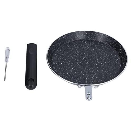 Antihaft Crêpe Pfanne, 6-Zoll Pfannkuchenpfanne Mit Isolierendem Griff, Tawa Tortilla Grillpfanne, Kompatibel Für Gas, Induktions Und Elektroherde(Schwarz) von Mokernali