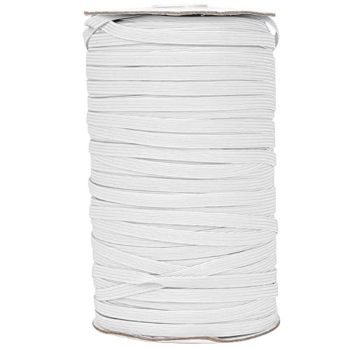 Hochelastisches Rollengummiband Für Schutzkleidung – 6 Mm Breite(Weiß) von Mokernali