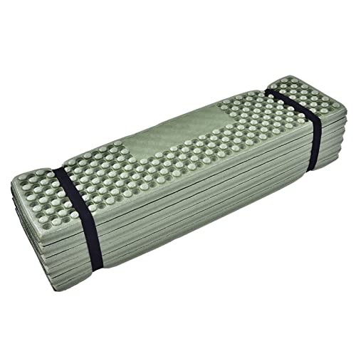 Klappbare Schaumstoffmatte, Langlebige XPE-Klapp-Isomatte, Ultraleichtes Design, Wasserdichte Matratze Für Yoga, Camping, Picknick(Grün) von Mokernali