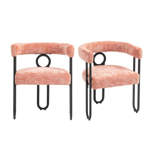 Mokernali Esstisch und Stühle 2er Set, Samt Esszimmerstuhl Set mit runder Rückenlehne Design, Bequeme Küchenstühle Esstisch und Stühle, Bequeme Moderne Stühle für Esszimmer Wohnzimmer Mokernali Esstisch und Stühle 2er Set, Samt Esszimmerstuhl Set mit runder Rückenlehne Design, Bequeme Küchenstühle Esstisch und Stühle, Bequeme Moderne Stühle für Esszimmer Wohnzimmer von Mokernali