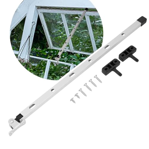 Mokernali Gewächshaus Fensteröffner, Fenstertürbegrenzer, 40 X 5 X 3 cm, Manueller Fenster Entlüftungsöffner, Aluminium Gewächshaus Fensterstreben Set, Dachentlüftungsöffnerstange Für Gewächshaus Mokernali Gewächshaus Fensteröffner, Fenstertürbegrenzer, 40 X 5 X 3 cm, Manueller Fenster Entlüftungsöffner, Aluminium Gewächshaus Fensterstreben Set, Dachentlüftungsöffnerstange Für Gewächshaus von Mokernali