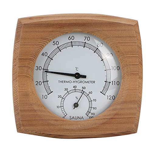 Mokernali Sauna Thermometer 2 In-1 Digital Sauna Holz Thermometer Hygrometer Sauna Temperatur Thermometer Zubehör Für Dampfbad Saunaraum von Mokernali