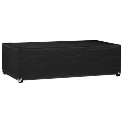 Mokuyary Gartenmöbel Abdeckung wasserdichte, Terrassenmöbel Abdeckung Anti-UV für Gartentische, Loungemöbel Gartenmöbel-Abdeckung 8 Ösen 125x70x35 cm Rechteckig von Mokuyary