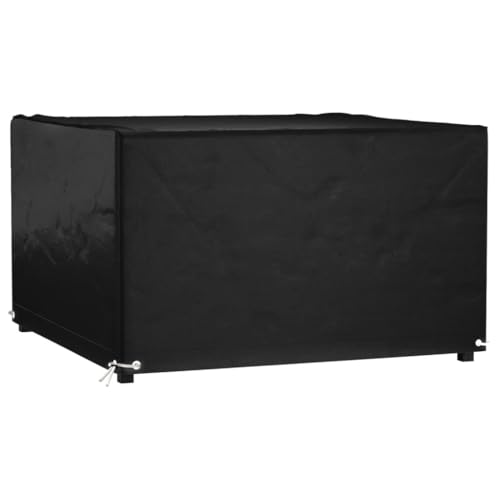 Mokuyary Gartenmöbel Abdeckung wasserdichte, Terrassenmöbel Abdeckung Anti-UV für Gartentische, Loungemöbel Gartenmöbel-Abdeckung 8 Ösen 132x132x80 cm Quadratisch von Mokuyary