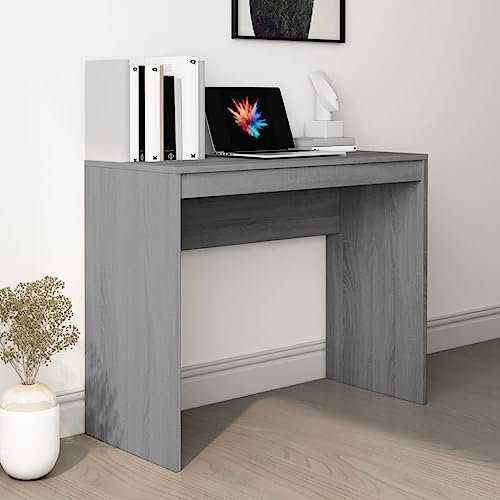 Mokuyary Schreibtisch Bürotisch Computertisch Klein Arbeitstisch Büro PC-Tisch Kinderschreibtisch Schreibtisch Grau Sonoma 90x40x72 cm Holzwerkstoff Mokuyary Schreibtisch Bürotisch Computertisch Klein Arbeitstisch Büro PC-Tisch Kinderschreibtisch Schreibtisch Grau Sonoma 90x40x72 cm Holzwerkstoff von Mokuyary