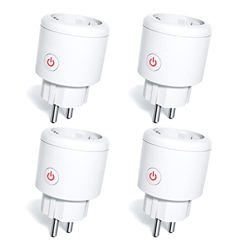 ZigBee Smart Steckdose mit Strommessung, Alexa Steckdose mit App Fernbedienung 16A, Smart Home Steckdose mit Timer Funktion kompatibel mit Alexa/Google Home, Sprachsteuerung (Hub Erforderlich) 4PCS ZigBee Smart Steckdose mit Strommessung, Alexa Steckdose mit App Fernbedienung 16A, Smart Home Steckdose mit Timer Funktion kompatibel mit Alexa/Google Home, Sprachsteuerung (Hub Erforderlich) 4PCS von Molczov