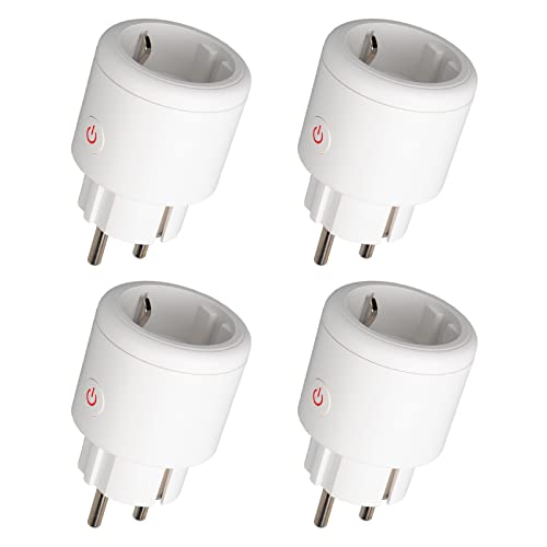 Molczov ZigBee Smart Steckdose, Alexa Steckdose mit Strommessung und App Fernbedienung 16A, Smart Home Steckdose mit Timer Funktion kompatibel mit Alexa/Google Home, Sprachsteuerung (Hub Erforderlich) von Molczov
