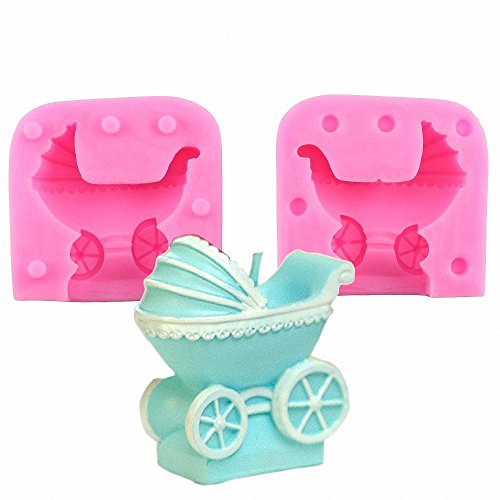 MoldFun 3D-Silikonform für Seife, Kerzen, Kuchendekoration, Fondant, Süßigkeiten, Schokolade, Blütenpaste von MoldFun