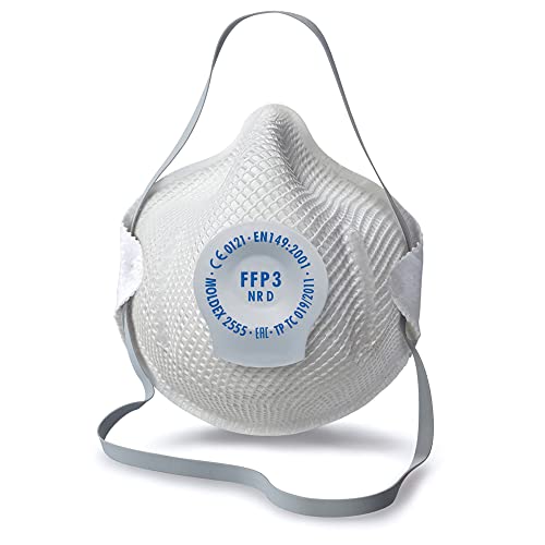 Moldex Atemschutzmaske FFP3 NR D mit Klimaventil Klassiker, Mehrfarbig, Pack of 20, 2555 von Moldex