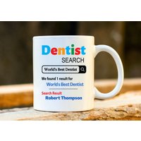 Der Beste Zahnarzt-Becher Der Welt. Personalisierte Zahnarzt Geschenk. Zahnmedizin Student. Phd Abschluss. Zahnärztliches von MoldyMugs