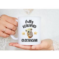 Elektriker Tasse. Elektrotechnik. Geschenke. Geschenk. Koala Bär von MoldyMugs