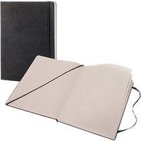 MOLESKINE Notizbuch Classic Collection fester Einband ca. DIN A4 kariert, schwarz Hardcover 192 Seiten von Moleskine