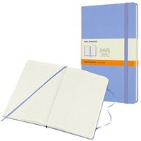 MOLESKINE Notizbuch Classic Collection fester Einband ca. DIN A5 liniert, hortensienblau Hardcover 240 Seiten von Moleskine