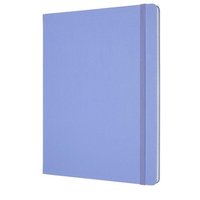 MOLESKINE Notizbuch Notizbuch A4 liniert blau HC ca. DIN A4 liniert hortensienblau von Moleskine