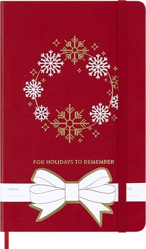 Moleskine Holiday Notizbuch, L/A5, Liniert, fester Einband, Scharlachrot Moleskine Holiday Notizbuch, L/A5, Liniert, fester Einband, Scharlachrot von Moleskine