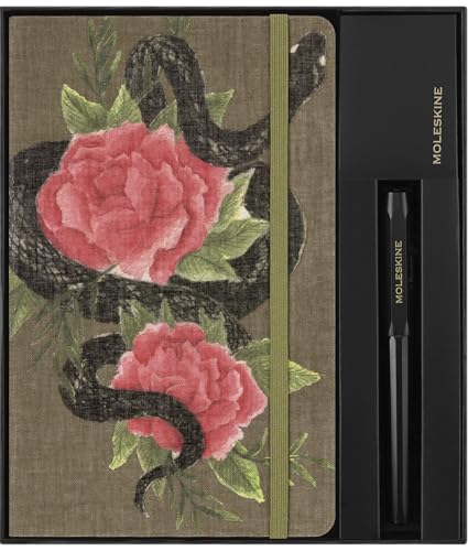 Moleskine Jahr der Schlange Sammlerbox, Geschenkbox mit Liniert Notizbuch, Kaweco Kugelschreiber, 2 Glücksumschläge und Aufkleber und wiederverwendbare Geschenkbox, Kollektion Jahr der Schlange Moleskine Jahr der Schlange Sammlerbox, Geschenkbox mit Liniert Notizbuch, Kaweco Kugelschreiber, 2 Glücksumschläge und Aufkleber und wiederverwendbare Geschenkbox, Kollektion Jahr der Schlange von Moleskine