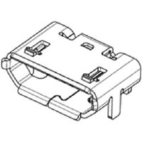 Molex Micro USB Buchse MOL Micro Solutions Rechtwinklig 1050170001 Inhalt: 2000St. von Molex