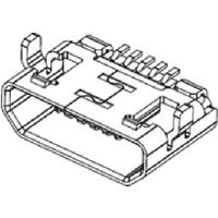 Molex Micro USB Buchse Rechtwinklig 1051640001-1300 Inhalt: 1300St. von Molex