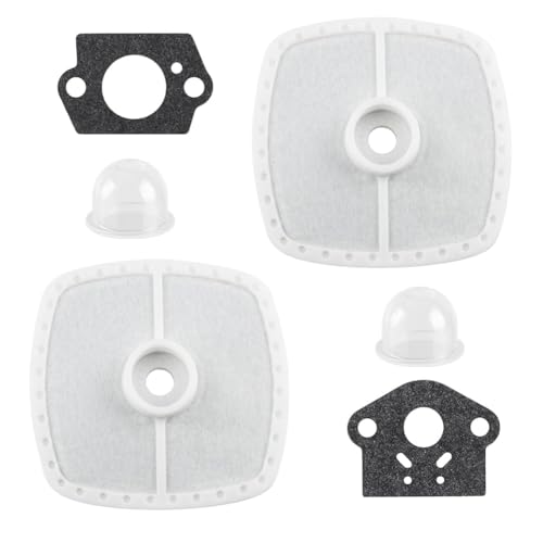 Moleyaso SRM 225 SRM230 SRM210 Primer Bulb Air Filter Gasket for Echo GT225 PAS225 Trimmer Air Filter 2 Pack Moleyaso SRM 225 SRM230 SRM210 Primer Bulb Air Filter Gasket for Echo GT225 PAS225 Trimmer Air Filter 2 Pack von Moleyaso