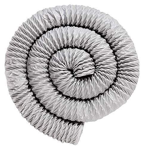 Molinter Abluftschlauch Aluflexrohr Aluminium Flexschlauch Lüftungsschlauch Doppelschicht Aluminiumfolie Luftschlauch für Wäschetrockner Abzugshaube Rohrventilator Klimaanlagen 8m (Durchmesser: 200mm) von Molinter