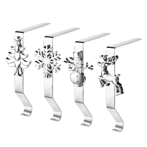 Molinter Kamin Haken Nikolausstrumpf Weihnachtsstrumpf Halterung Nikolausstiefel Halter Haken 4 Stück/set von Molinter
