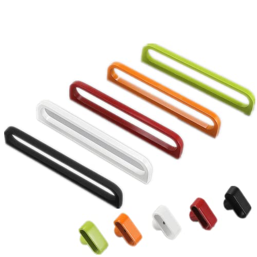 Molinter Möbelgriffe Schrankgriff Bogengriff Zinklegierung Bunt Schubladengriff Handgriff für Bücherschrank Kleiderschrank Schublade (Loch Distanz: 320mm, Orange) von Molinter