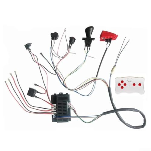 12V Kabelbaum Set Kinder Elektroauto mit 2 4G Fernbedienung Überlastschutz Langsamstart Controller Komplettpaket DIY Upgrade Zubehör für Motor Batterie einfache Installation 12V Kabelbaum Set Kinder Elektroauto mit 2 4G Fernbedienung Überlastschutz Langsamstart Controller Komplettpaket DIY Upgrade Zubehör für Motor Batterie einfache Installation von Moliuoly
