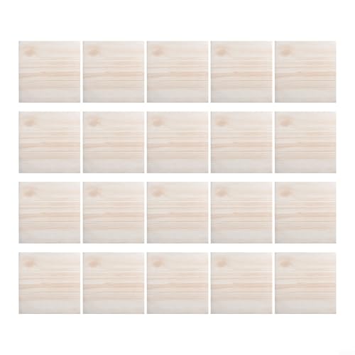 3D-Wandsticker Wandtattoo Heimdekoration Selbstklebend Schaumstoff Weicher Schutz Effektive Kindersicherung Einfache Montage Für Küche Schlafzimmer Wohnzimmer 350x350mm 20 Stück(Wood) von Moliuoly