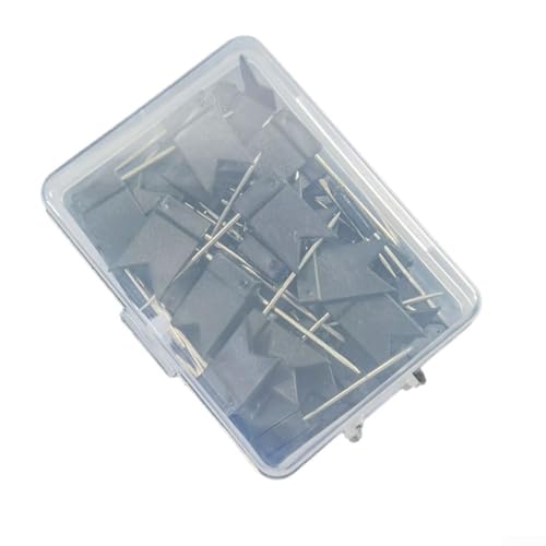 50 Bulletin Brettmeldungspapier Fixierstifte Tacks Vollständige Flagge CM (black) von Moliuoly