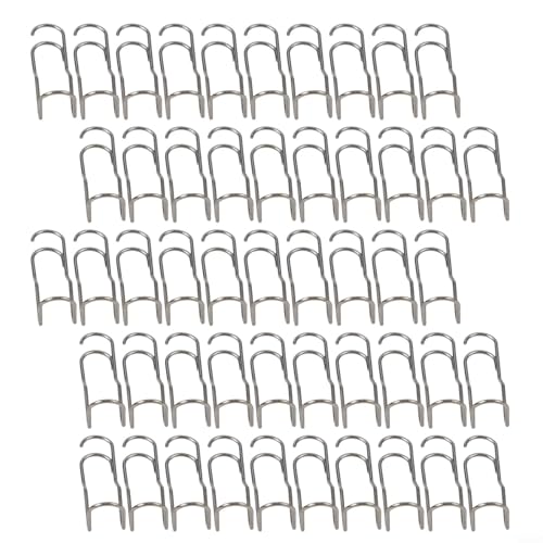 50 Stück Pflanzenstab Verbinder Metall Pflanzenrankhilfe Verbindung Schnallen Silber 11/16/20 mm Unterstützung für gesunde Pflanzenentwicklung Rostschutz Einfache Installation Geeignet(16mm) von Moliuoly