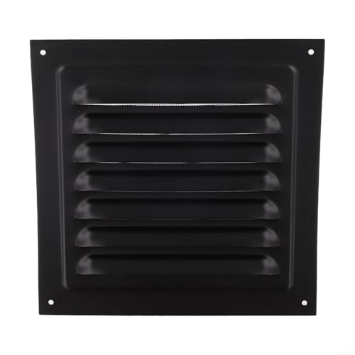 Aluminium Lüftungsgitter Abdeckung für Außenwand, quadratische Abluftgitterabdeckung mit Fasergewebe, langlebiges Aluminiumlegierungsmaterial, optimierter Luftstrom für Temperatur(165x165cm) von Moliuoly
