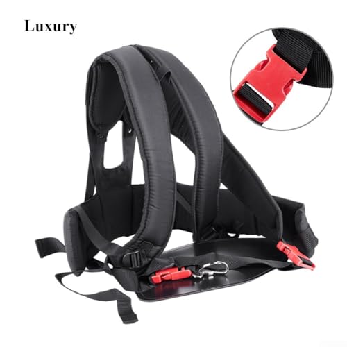 Doppel Schultergurt Harness für Brush Cutter Flexibel Verstellbar Komfort Schulterpolster Gleichmäßige Lastverteilung Leicht Transportierbar Passend für Rasenmäher Schwarz Polypropylenfaser Doppel Schultergurt Harness für Brush Cutter Flexibel Verstellbar Komfort Schulterpolster Gleichmäßige Lastverteilung Leicht Transportierbar Passend für Rasenmäher Schwarz Polypropylenfaser von Moliuoly