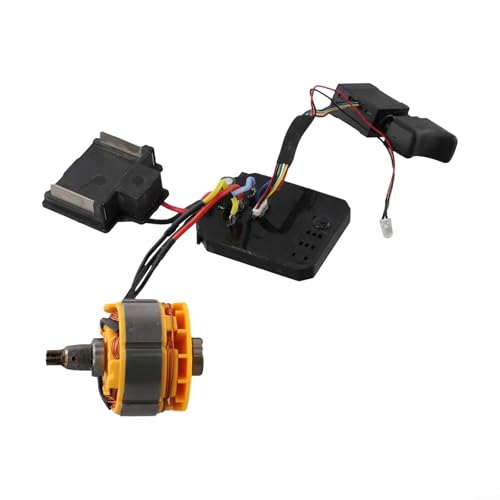 Elektrische Brushless Motor Steuerplatte Metall Schwarz 63 x 53 mm Für Lithium Bürstenloser Schraubenschlüssel Montage Effiziente Geschwindigkeitsregelung Langlebig Kompatibel von Moliuoly