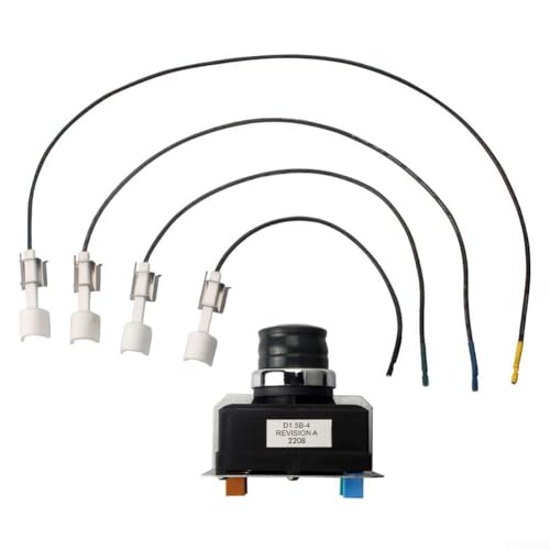Elektroden Kit für Weber für Genesis 330 Gasgrill Kompatibel mit 66836 Taste Passend für E330 EP330 S330 CEP330 Inklusive 1 Module 4 Drähte 4 Elektroden Für Vorderes Bedienfeld Austausch von Moliuoly